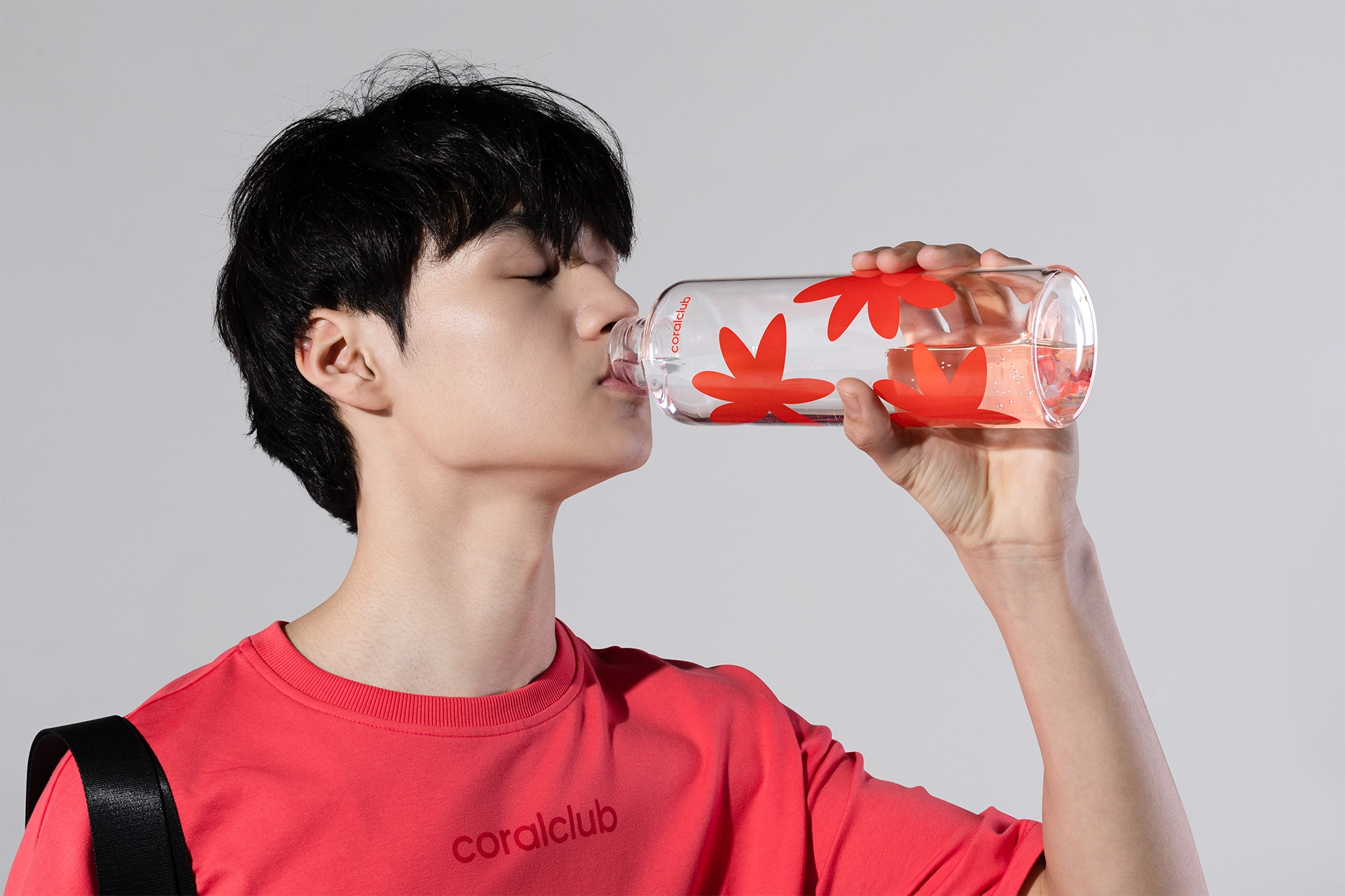 Glass bottle "25th anniversary"