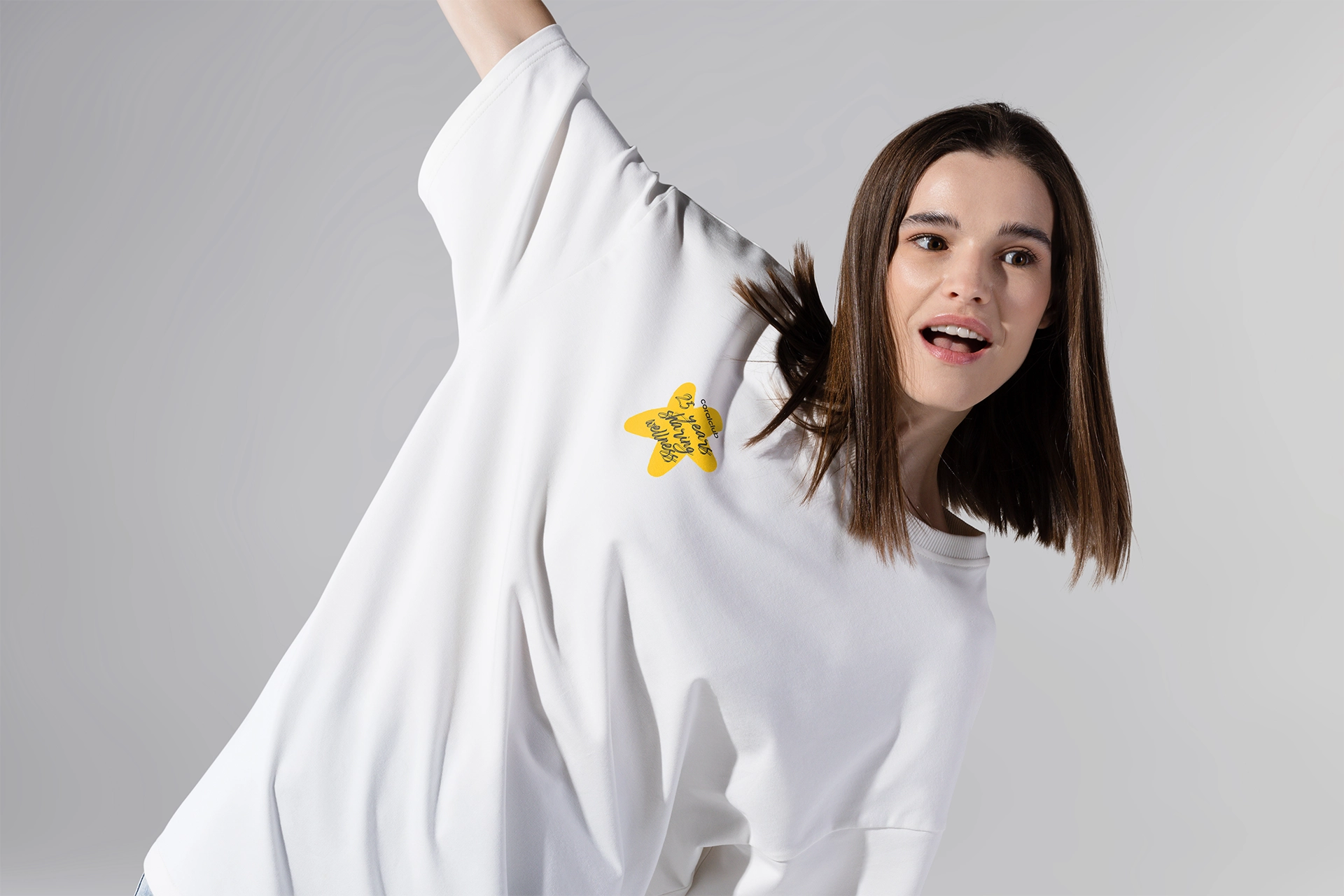 T-shirt "25th anniversary" milk